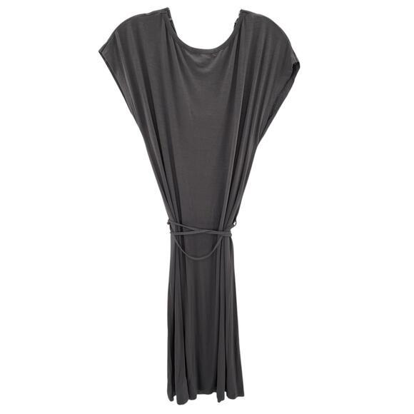 BCBGMAXAZRIA women’s studded midi short sleeve dress - Picture 7 of 7